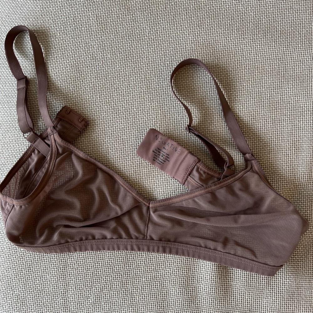Negative Sieve Bralette in “Haze”